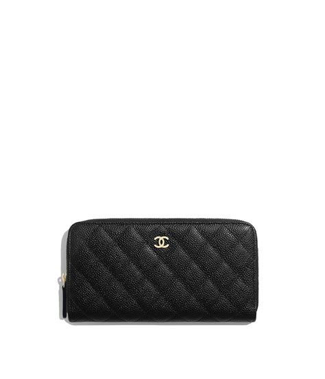 chanel long wallets|Chanel zipped wallet.